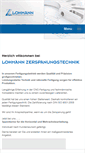 Mobile Screenshot of lohmann-zerspanungstechnik.de
