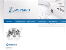 Tablet Screenshot of lohmann-zerspanungstechnik.de